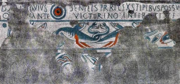 Mosaic from Nodens' temple